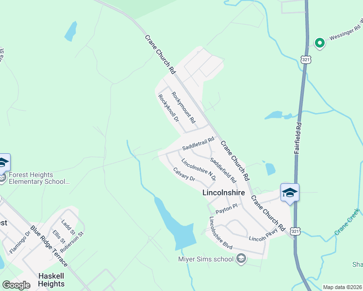 map of restaurants, bars, coffee shops, grocery stores, and more near 225 Saddletrail Road in Columbia