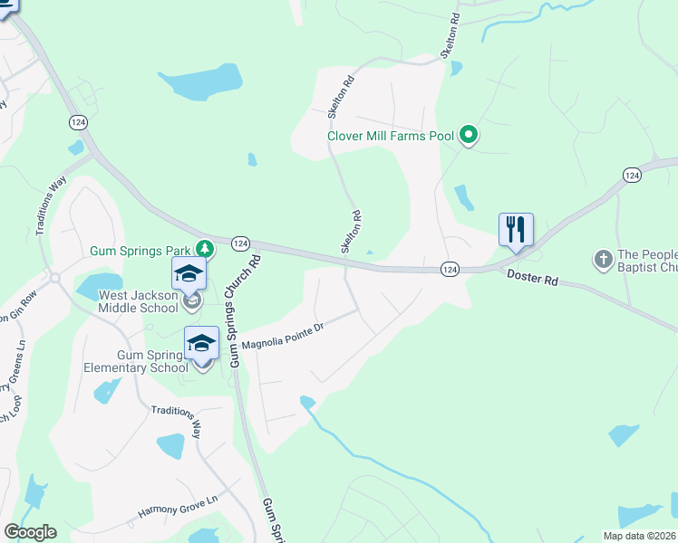 map of restaurants, bars, coffee shops, grocery stores, and more near 26 Buckthorn Drive in Jefferson