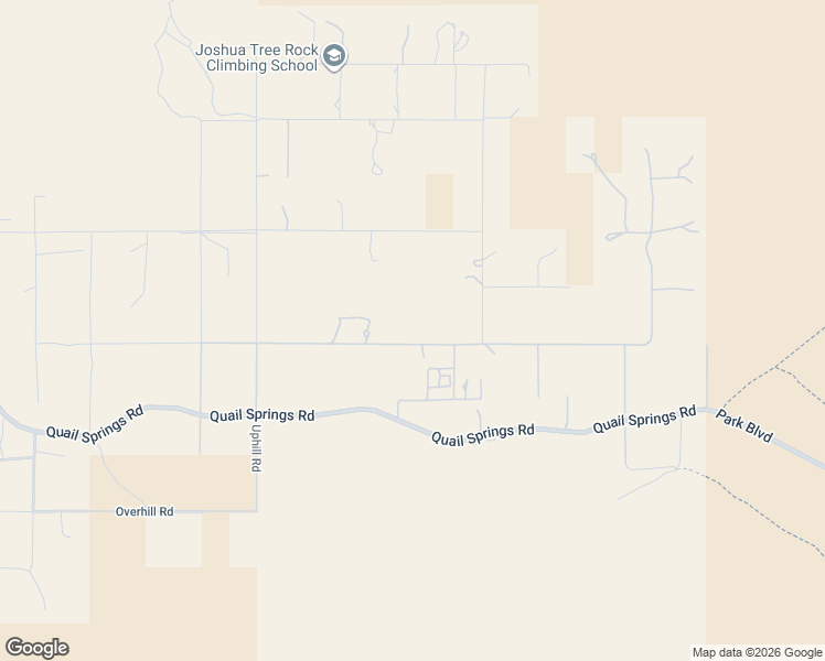 map of restaurants, bars, coffee shops, grocery stores, and more near 63576 Single Tree Road in Joshua Tree