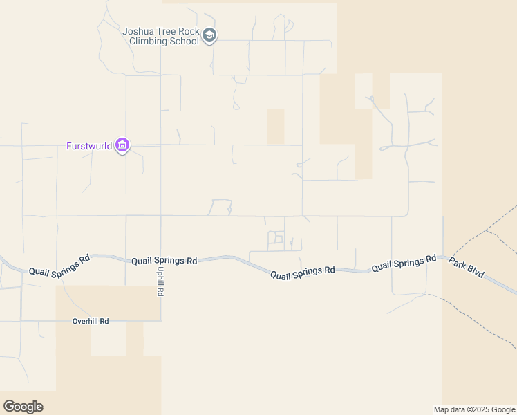 map of restaurants, bars, coffee shops, grocery stores, and more near 63576 Single Tree Road in Joshua Tree