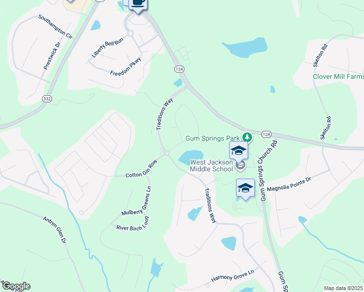 map of restaurants, bars, coffee shops, grocery stores, and more near 414 Delaperriere Loop in Jefferson