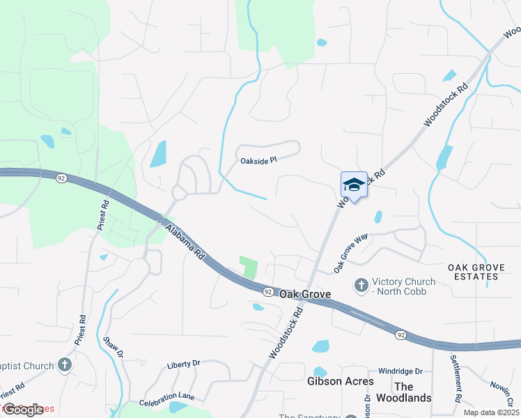 map of restaurants, bars, coffee shops, grocery stores, and more near 220 Brookhaven Court in Acworth