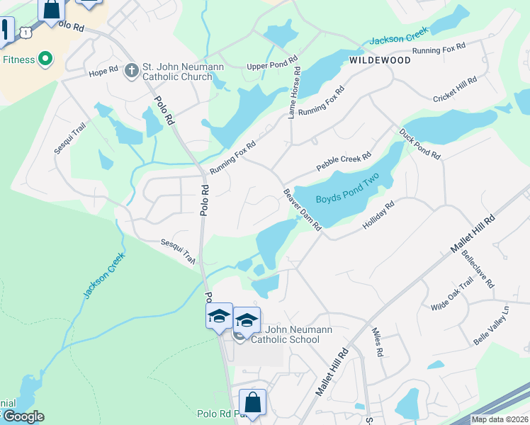 map of restaurants, bars, coffee shops, grocery stores, and more near 117 Silver Lake Road East in Columbia