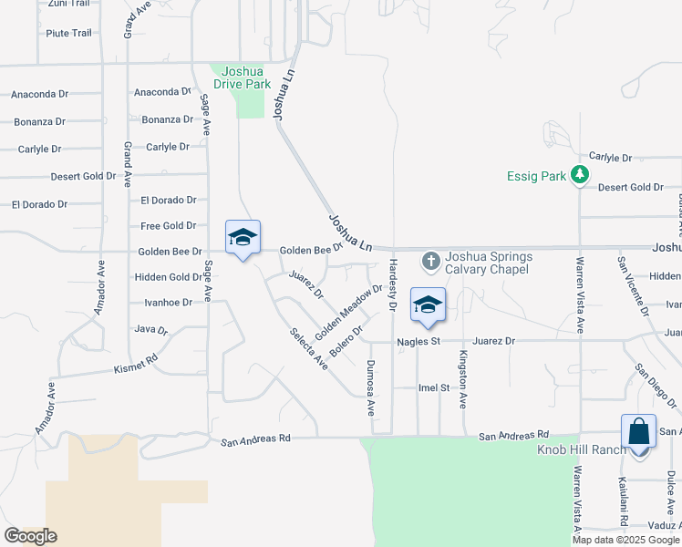 map of restaurants, bars, coffee shops, grocery stores, and more near 8552 Taft Court in Yucca Valley