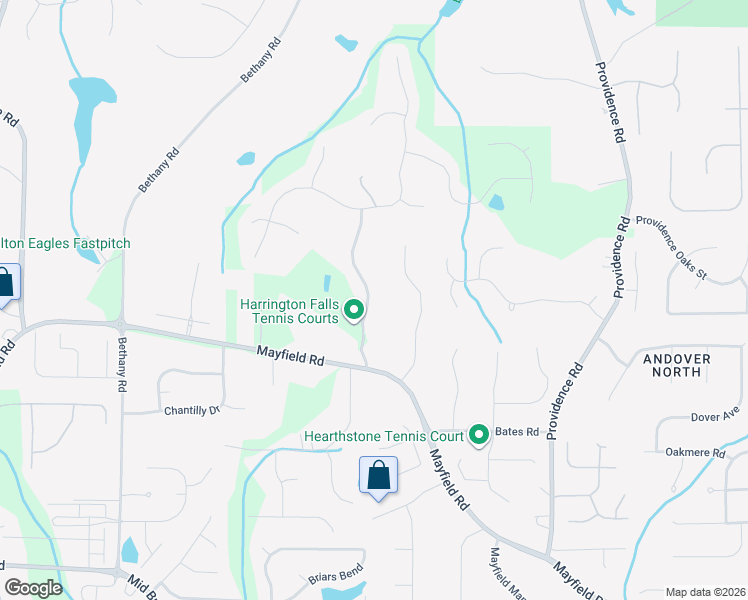 map of restaurants, bars, coffee shops, grocery stores, and more near 12985 Harrington Drive in Alpharetta
