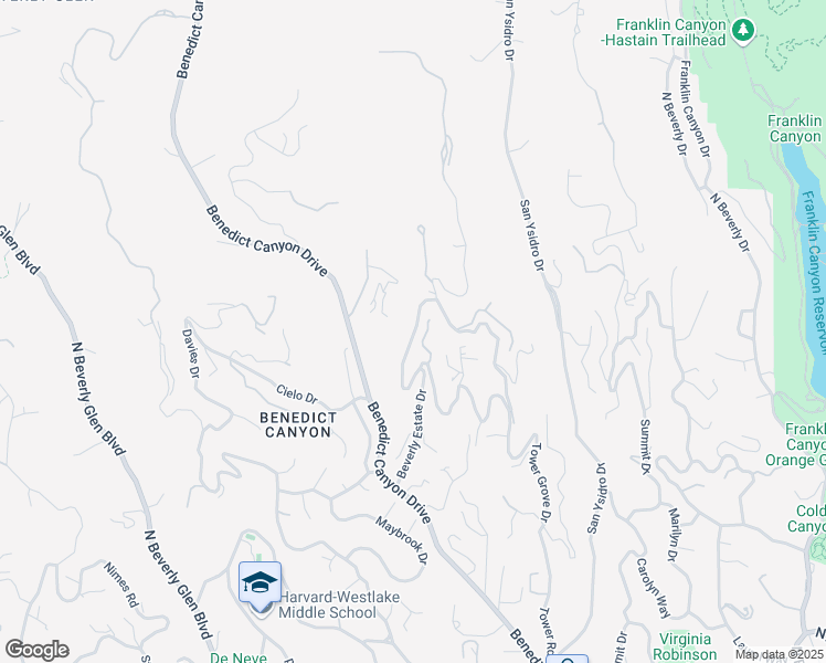 map of restaurants, bars, coffee shops, grocery stores, and more near 1011 North Beverly Drive in Beverly Hills