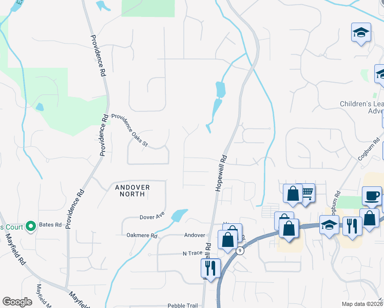 map of restaurants, bars, coffee shops, grocery stores, and more near 720 Hopewell Place Drive in Milton