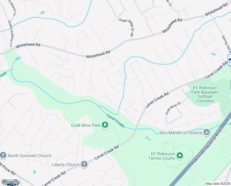 map of restaurants, bars, coffee shops, grocery stores, and more near 5455 Maltdie Court Northeast in Sugar Hill