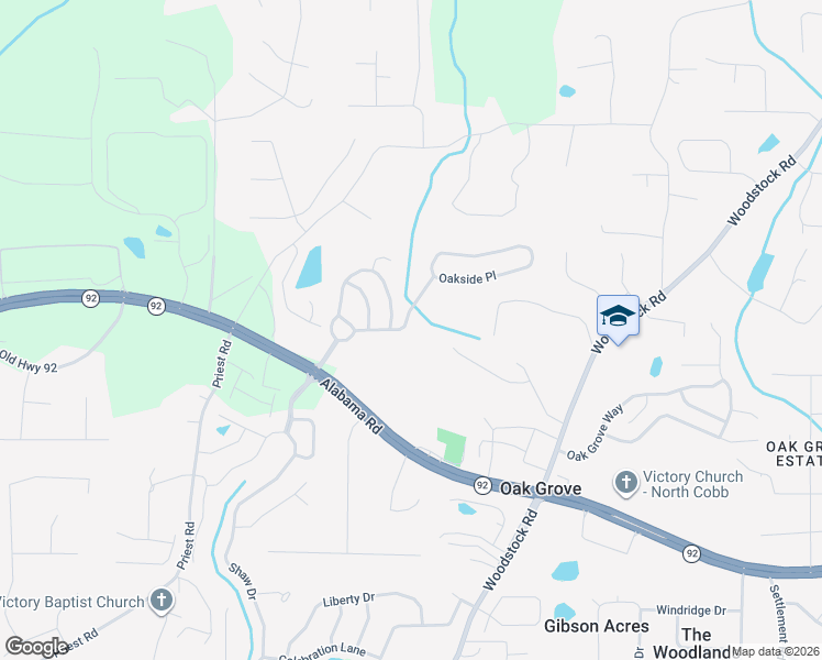 map of restaurants, bars, coffee shops, grocery stores, and more near 240 Ridge Mill Drive in Acworth