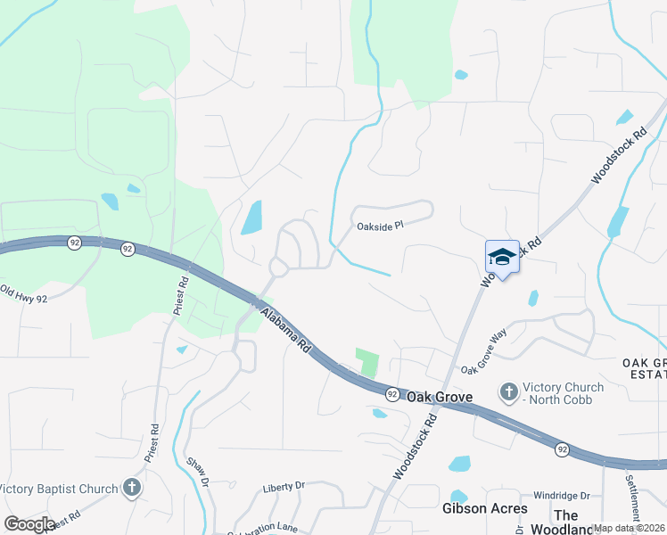 map of restaurants, bars, coffee shops, grocery stores, and more near 240 Ridge Mill Drive in Acworth