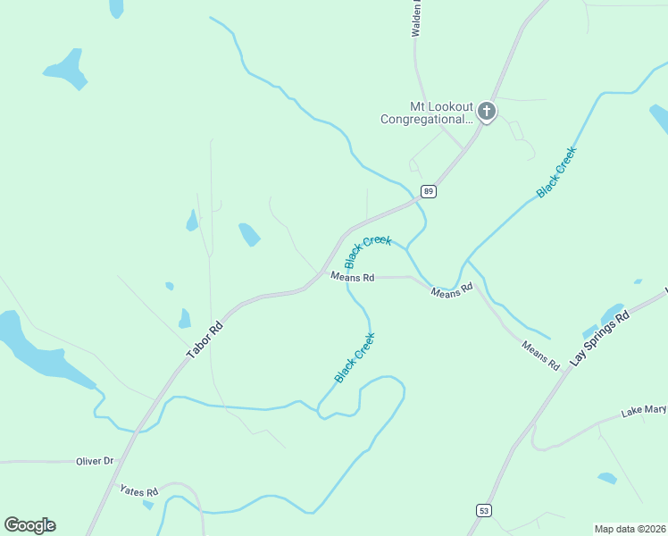 map of restaurants, bars, coffee shops, grocery stores, and more near 5051 Tabor Road in Gadsden