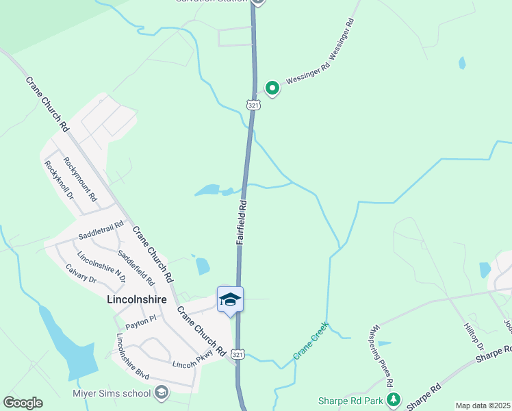 map of restaurants, bars, coffee shops, grocery stores, and more near 7428 Fairfield Road in Columbia