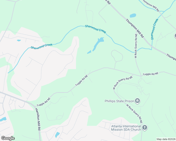 map of restaurants, bars, coffee shops, grocery stores, and more near 3780 Tuggle Road Northeast in Buford