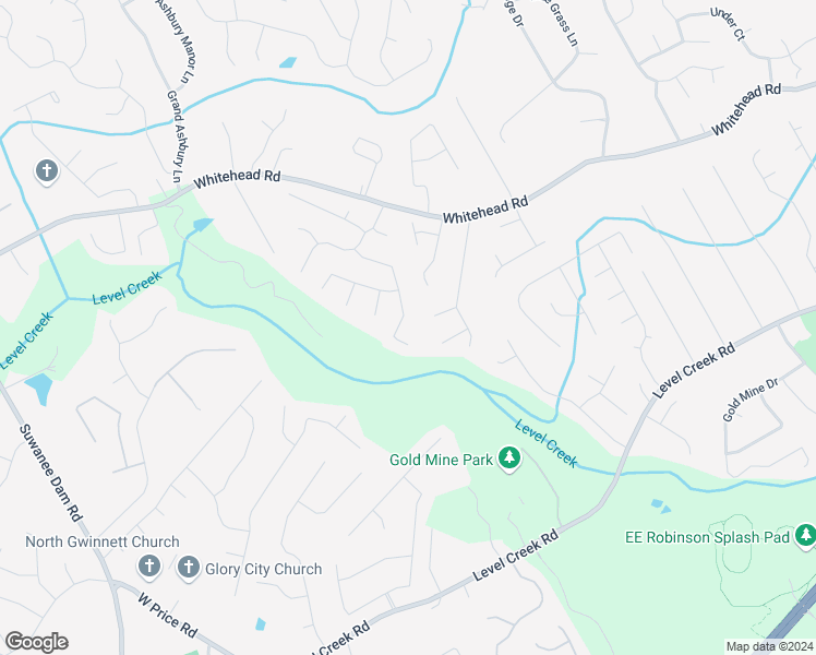 map of restaurants, bars, coffee shops, grocery stores, and more near 588 Bellingham Drive in Sugar Hill