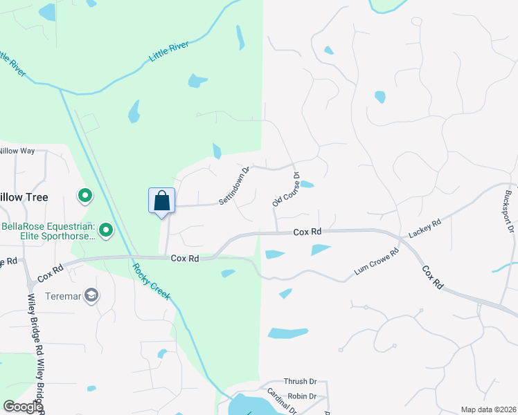 map of restaurants, bars, coffee shops, grocery stores, and more near 120 Fieldgate Court in Roswell