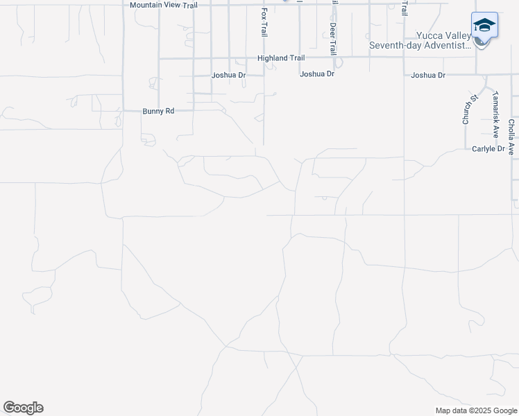 map of restaurants, bars, coffee shops, grocery stores, and more near 55700 Golden Bee Drive in Yucca Valley