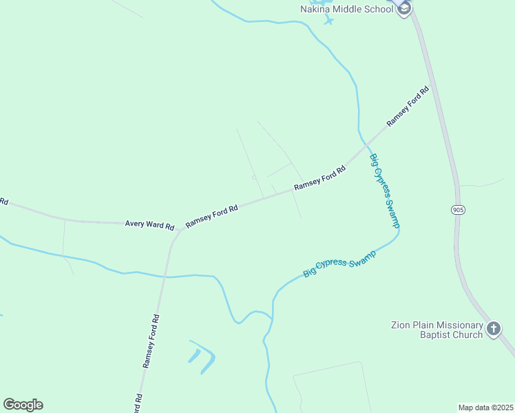 map of restaurants, bars, coffee shops, grocery stores, and more near 779 Ramsey Ford Road in Nakina