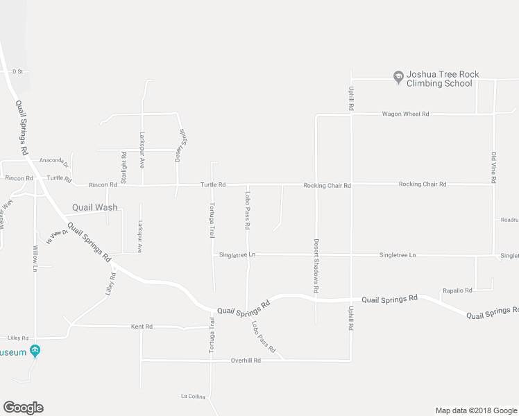 map of restaurants, bars, coffee shops, grocery stores, and more near 8575 Lobo Pass Road in Joshua Tree