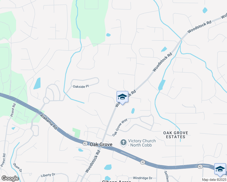 map of restaurants, bars, coffee shops, grocery stores, and more near 217 Sable Ridge Way in Acworth