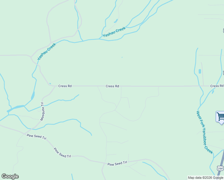 map of restaurants, bars, coffee shops, grocery stores, and more near 988 Cress Road in Broken Bow