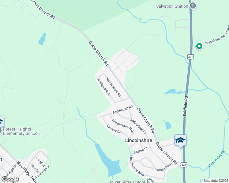 map of restaurants, bars, coffee shops, grocery stores, and more near 1025 Rockymount Road in Columbia