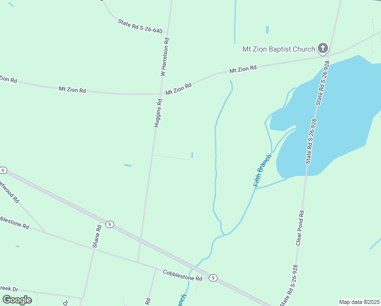 map of restaurants, bars, coffee shops, grocery stores, and more near 215 Huggins Road in Loris