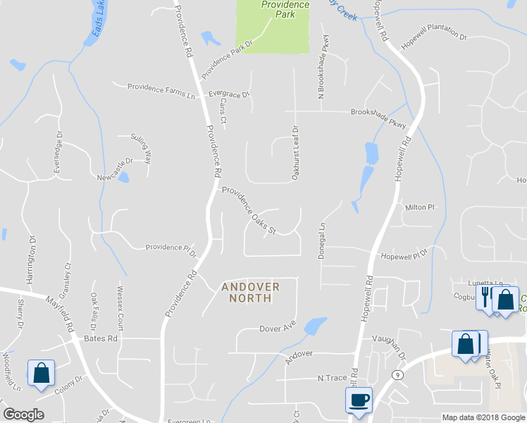 map of restaurants, bars, coffee shops, grocery stores, and more near 115 Providence Oaks Circle in Alpharetta