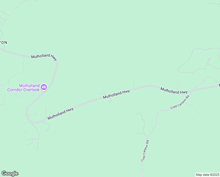 map of restaurants, bars, coffee shops, grocery stores, and more near 25615 Mulholland Highway in Calabasas