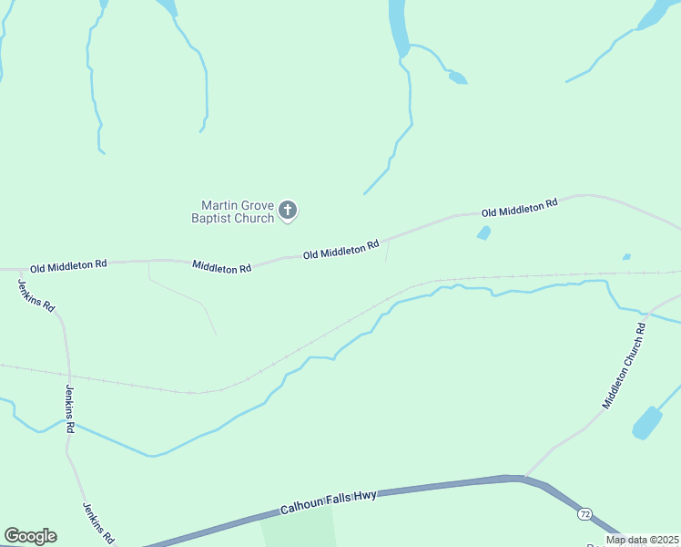 map of restaurants, bars, coffee shops, grocery stores, and more near 1795 Old Middleton Road in Elberton