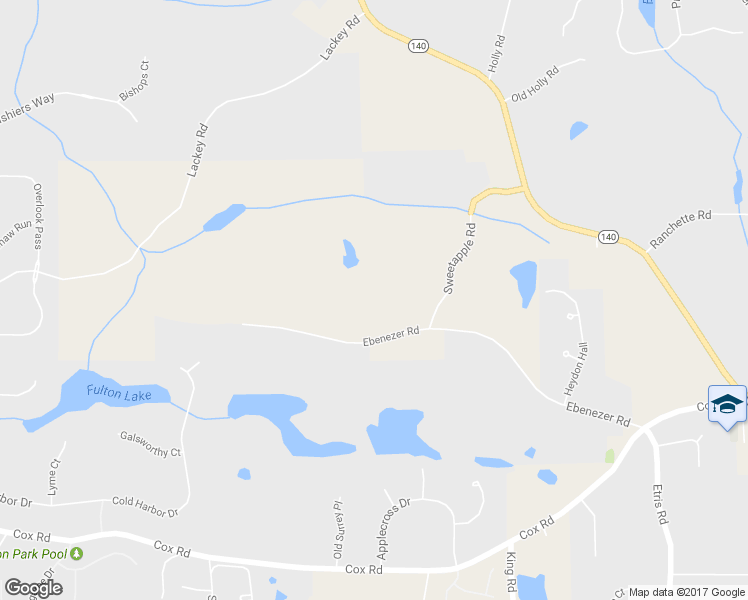 map of restaurants, bars, coffee shops, grocery stores, and more near 735 Ebenezer Road in Roswell