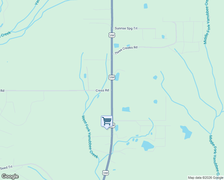 map of restaurants, bars, coffee shops, grocery stores, and more near N4615 in Broken Bow
