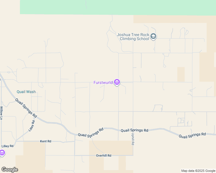 map of restaurants, bars, coffee shops, grocery stores, and more near 63131 Rocking Chair Road in Joshua Tree