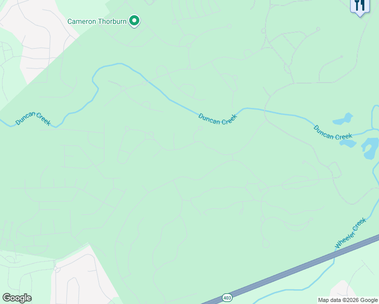 map of restaurants, bars, coffee shops, grocery stores, and more near 2115 Tee Drive in Braselton