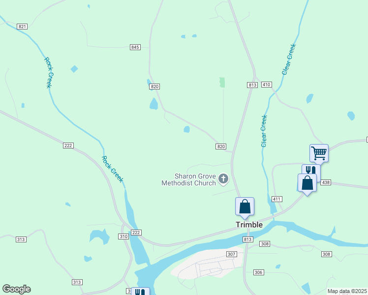 map of restaurants, bars, coffee shops, grocery stores, and more near 405 County Road 820 in Cullman