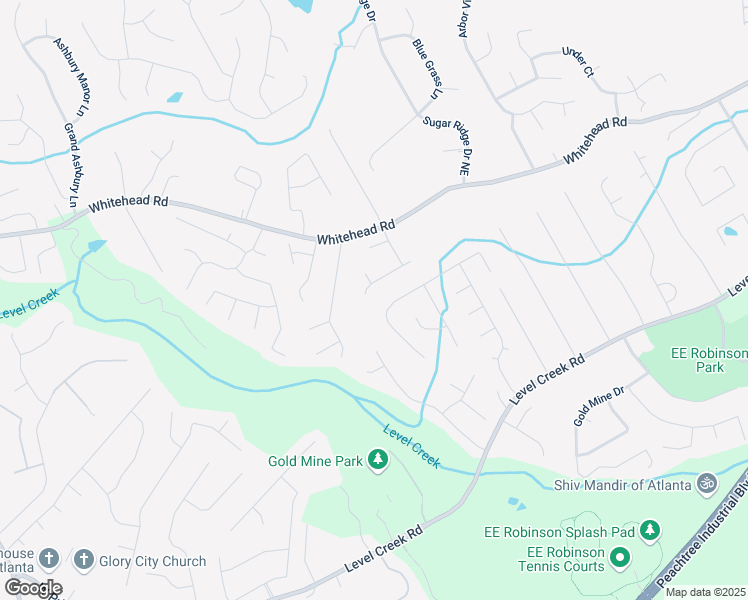 map of restaurants, bars, coffee shops, grocery stores, and more near 429 Tannenhill Place in Sugar Hill
