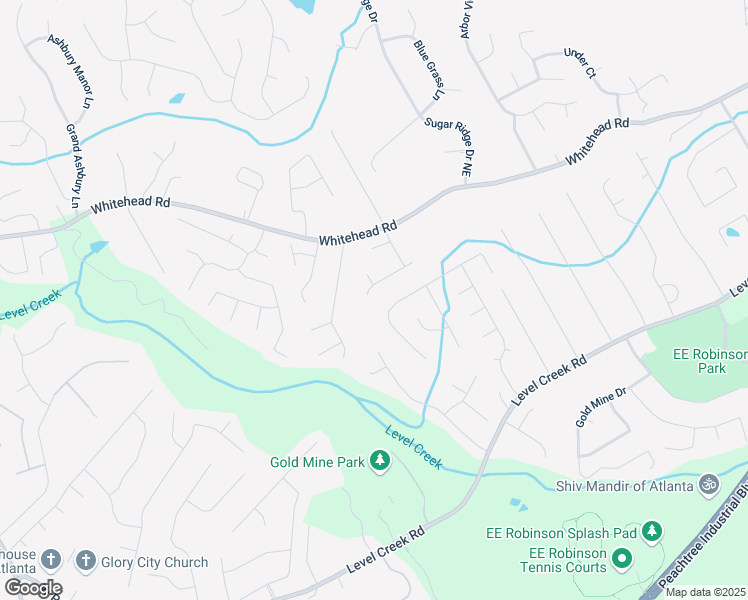 map of restaurants, bars, coffee shops, grocery stores, and more near 429 Tannenhill Place in Sugar Hill