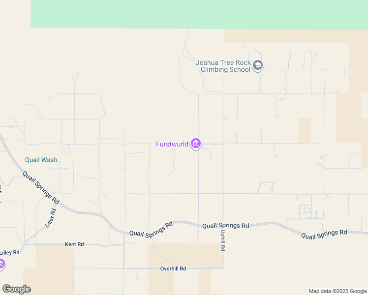 map of restaurants, bars, coffee shops, grocery stores, and more near 63131 Rocking Chair Road in Joshua Tree