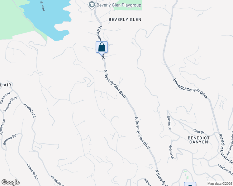 map of restaurants, bars, coffee shops, grocery stores, and more near 10437 Lisbon Lane in Los Angeles