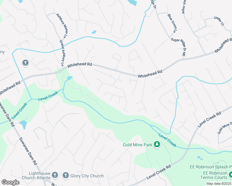 map of restaurants, bars, coffee shops, grocery stores, and more near 512 Waltham Lane in Sugar Hill