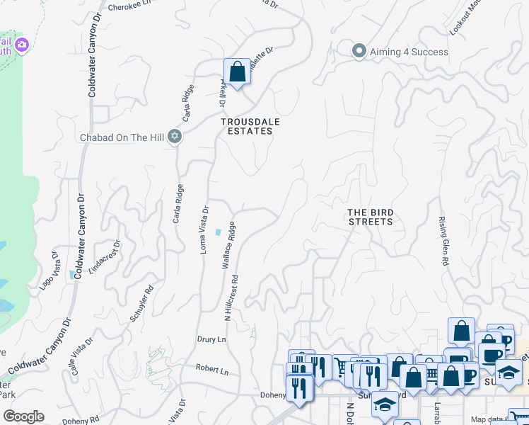 map of restaurants, bars, coffee shops, grocery stores, and more near 468 North Camden Drive in Beverly Hills