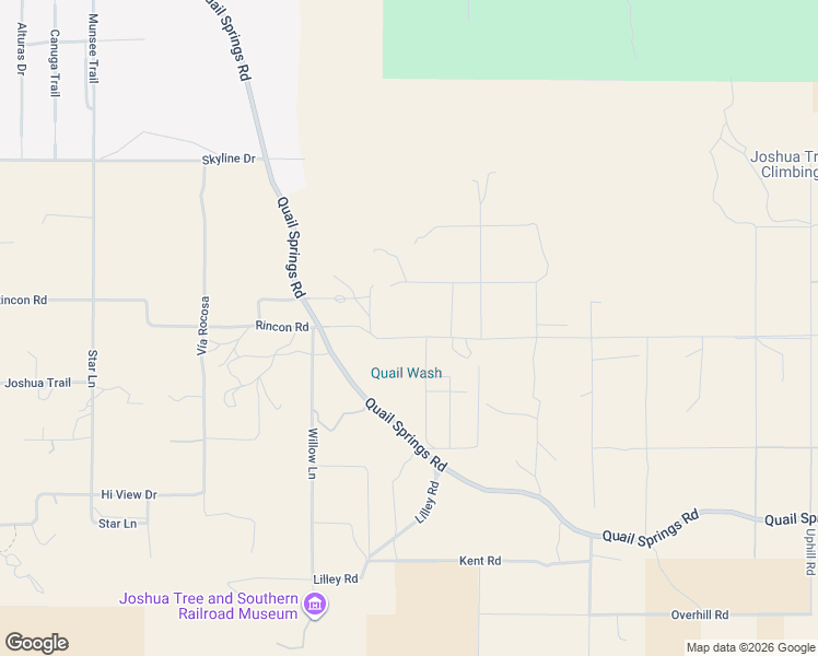 map of restaurants, bars, coffee shops, grocery stores, and more near 8511 Boarder Avenue in Joshua Tree