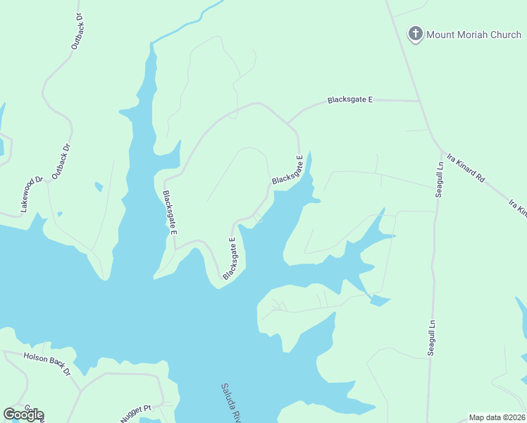 map of restaurants, bars, coffee shops, grocery stores, and more near 1892 Blacksgate East in Prosperity