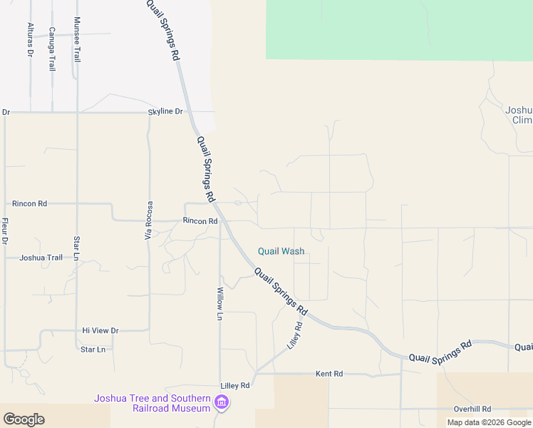 map of restaurants, bars, coffee shops, grocery stores, and more near 8511 Boarder Avenue in Joshua Tree
