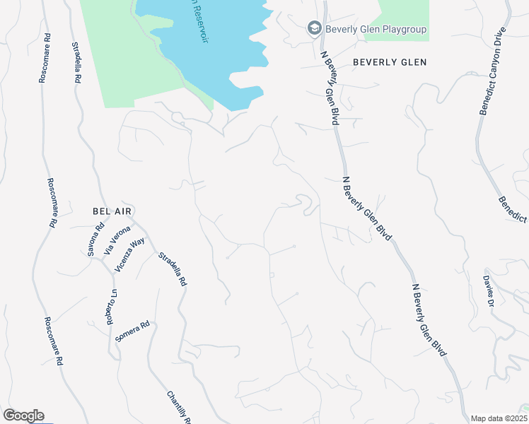 map of restaurants, bars, coffee shops, grocery stores, and more near 10565 Vestone Way in Los Angeles