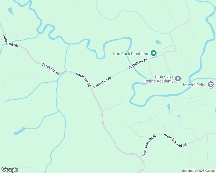 map of restaurants, bars, coffee shops, grocery stores, and more near 639 Puckett Road Southeast in Emerson