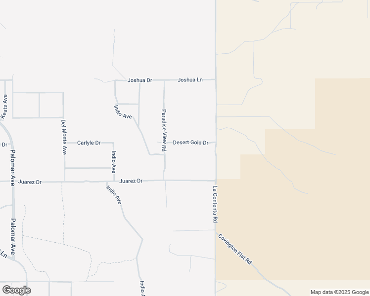 map of restaurants, bars, coffee shops, grocery stores, and more near 59149 Desert Gold Drive in Yucca Valley