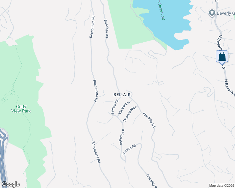 map of restaurants, bars, coffee shops, grocery stores, and more near 1615 Stradella Road in Los Angeles