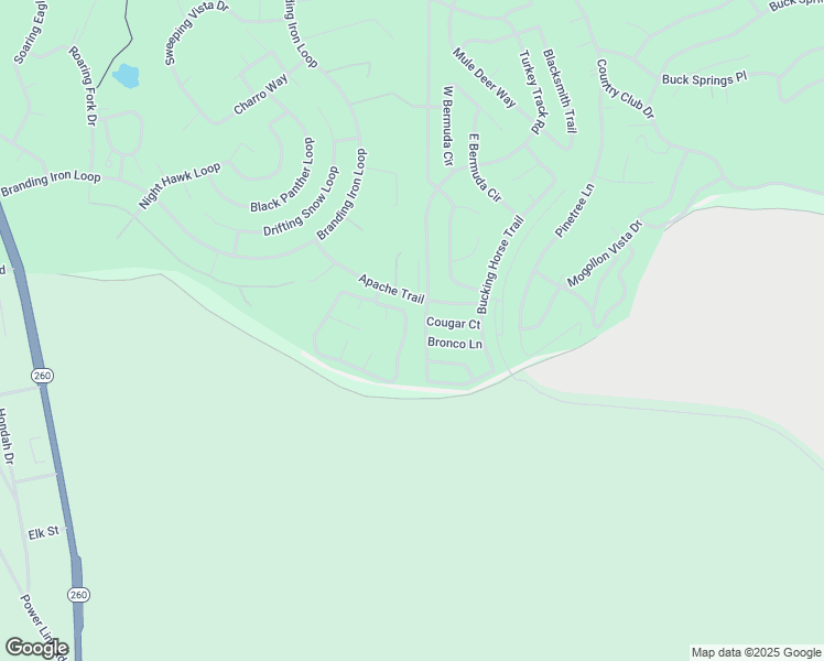 map of restaurants, bars, coffee shops, grocery stores, and more near 4221 East Blue Ridge Loop in Navajo County