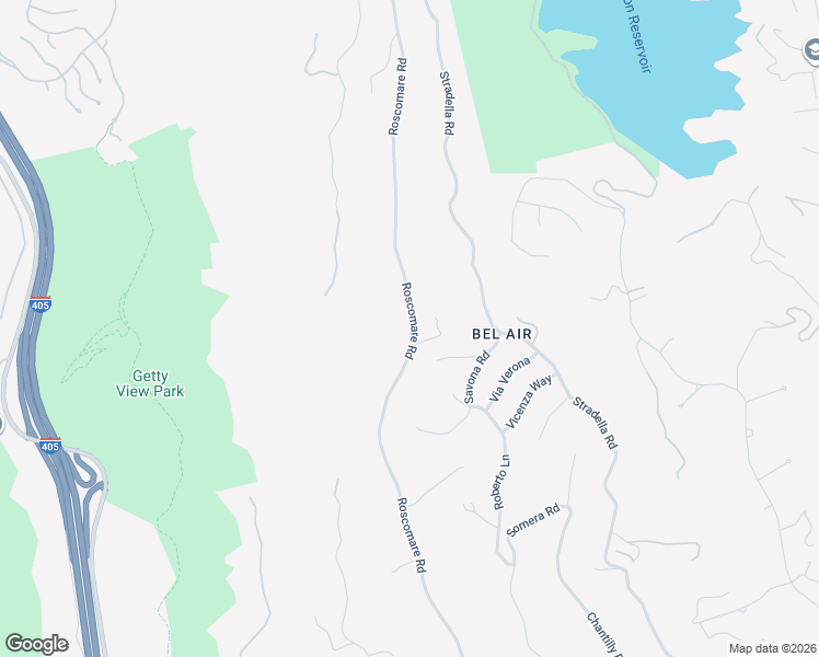 map of restaurants, bars, coffee shops, grocery stores, and more near 1701 Roscomare Road in Los Angeles