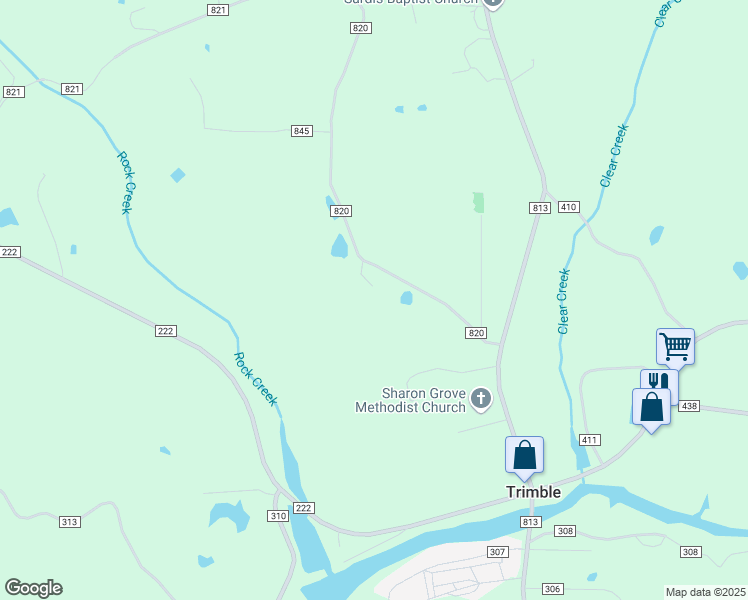 map of restaurants, bars, coffee shops, grocery stores, and more near 405 County Road 820 in Cullman
